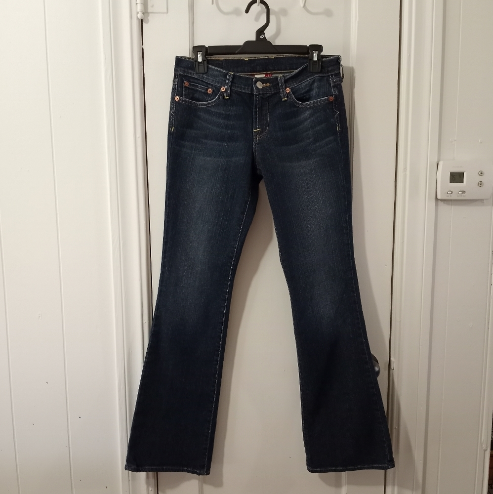 Lucky Brand Gene Montesano Sweet N Low Dungarees Jeans Women's Size 4/27